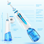 易思无绳水洁牙器便携式洗牙器口腔清洁器可充电USB IPX7防水塑料洁牙器
