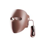 High Quality Soft Silicone Led Face Neck Mask Light Therapy Ergonomic Design for Anti-Aging Skincare at Home and Travel