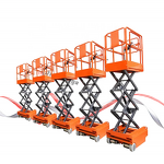 Scissor Lift Manufacturer - OEM Portable Mini 4m Self Walking Lift