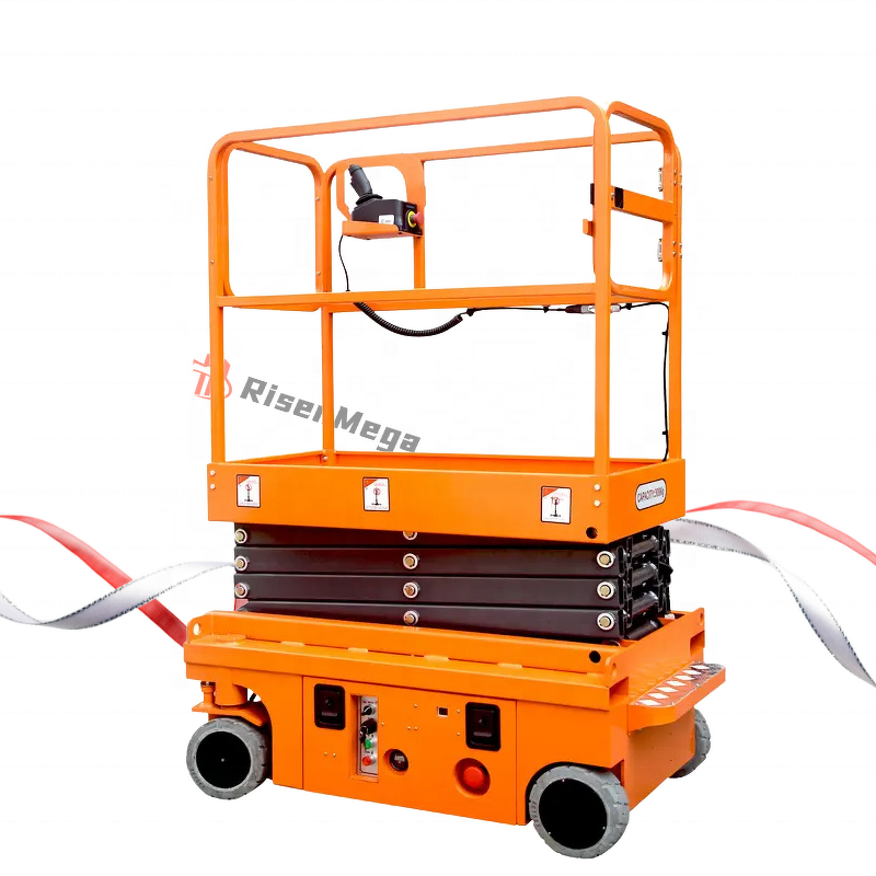 Scissor Lift Manufacturer - OEM Portable Mini 4m Self Walking Lift