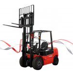 Forklift Manufacturer - OEM 3-5 Ton Diesel All Terrain Articulated Forklift