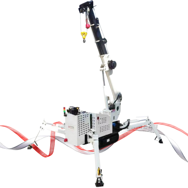 Spider Crane Manufacturer - OEM 1-12Ton Electric Mobile Crane for Container