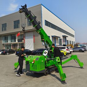 Spider Crane Manufacturer - OEM 10Ton Mini Crawler Crane with Remote Control