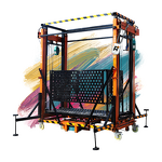 Electric Scaffolding Manufacturer - OEM 500-1000kg 1.5-12m Portable Lifting Scaffold