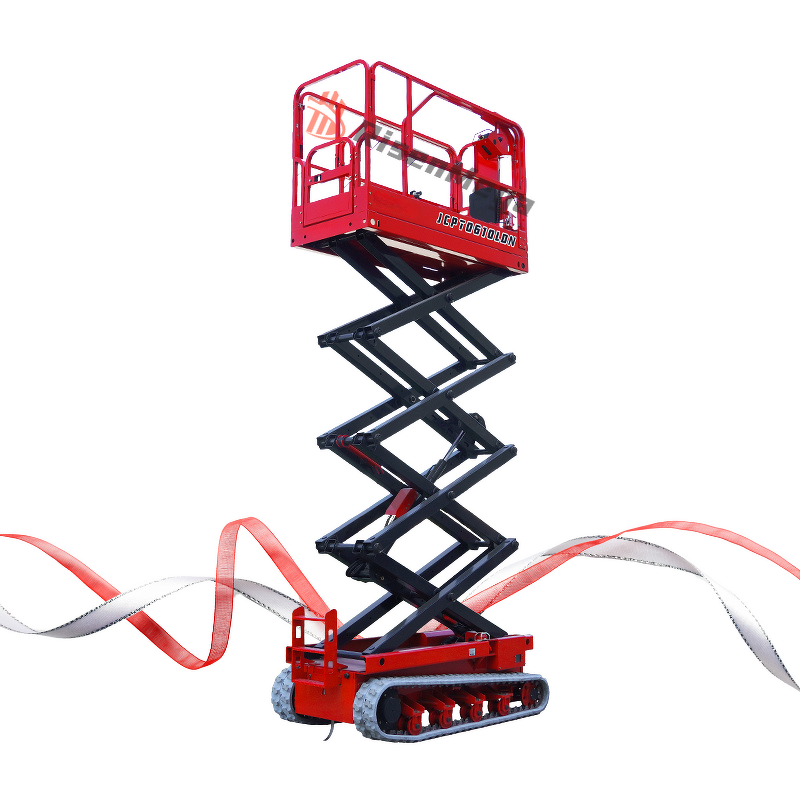 Scissor Lift Manufacturer - OEM Rough Terrain Rubber Crawler 4-14m Lift