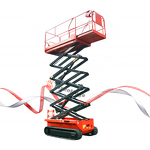 Scissor Lift Manufacturer - OEM Self Propelled Manganese Steel Crawler Lift