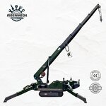 Spider Crane Manufacturer - OEM 3Ton 25M Mini Remote Control Crawler Crane