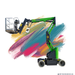 Boom Lift Manufacturer - OEM 14-18M Battery Self-Propelled Articulated Boom Lift