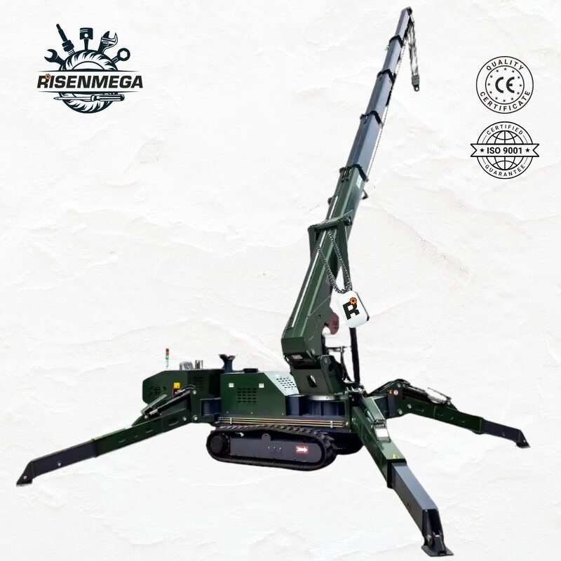 Spider Crane Manufacturer - OEM 12 Ton Diesel Telescopic Boom Mobile Crane