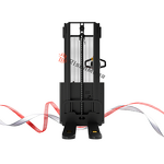 Electric Forklift Manufacturer - OEM 2-3 Ton 4 Wheel Battery Forklift Stacker