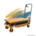 Lift Table Manufacturer - OEM Custom 1.5M 450KG Movable Manual Lift Table