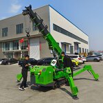 Spider Crane Manufacturer - OEM 5 Ton 25M Small Footprint Crawler Crane