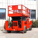 Diesel Scissor Lift Manufacturer - OEM 16m Off-Road Aerial Work Vehicle