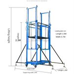 Electric Scaffolding Manufacturer - OEM 500-1000kg Portable Remote Control Scaffolding