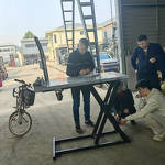 Electric Trolley Manufacturer - OEM 300-500KG 1.1M Self Dumping Forklift Truck