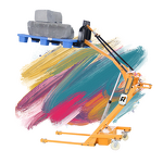 Forklift Truck Manufacturer - OEM Portable 700KG 1.5m Curved Arm Electric Stacker