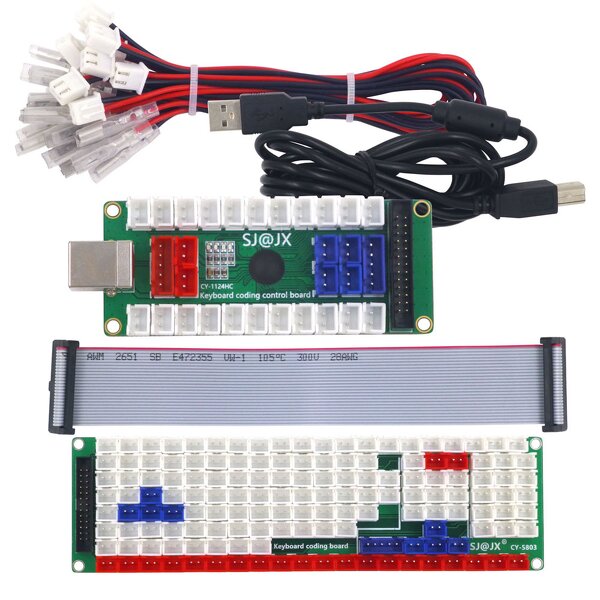 USB Interface Factory - 2 Player MAME USB to Jamma