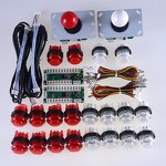 DIY Kit Factory - 2 Players PC +Happ Style Joystick