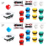 DIY Kit Factory - 2 Player LED Buttons Joysticks