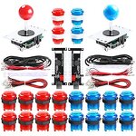 DIY Kit Factory - 2 Player LED Buttons Joysticks