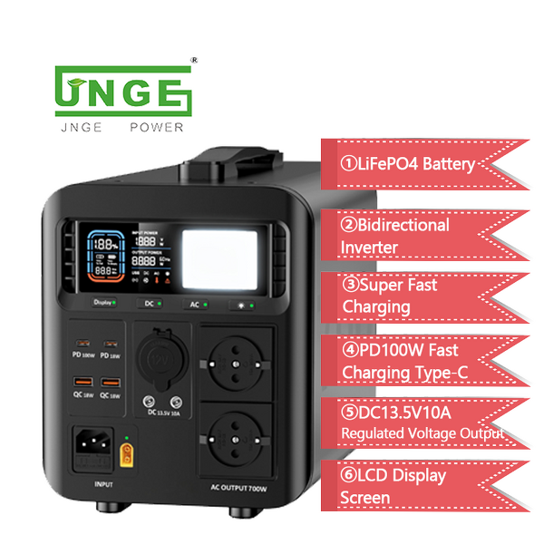 Power Bank Factory - 700W Portable Pure Sine Wave