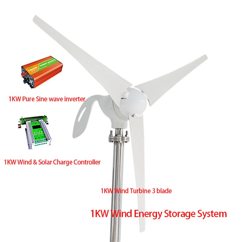 Wind Generator Factory - 1000W Vertical Home Use