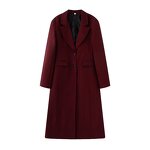 Trench Coat Factory - Elegant Slim-fit Warm Long