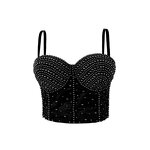 Corset Top Factory - 2025 Pearl Decorated Padded