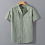 Men Shirt Factory - Chinese Style Linen Loose
