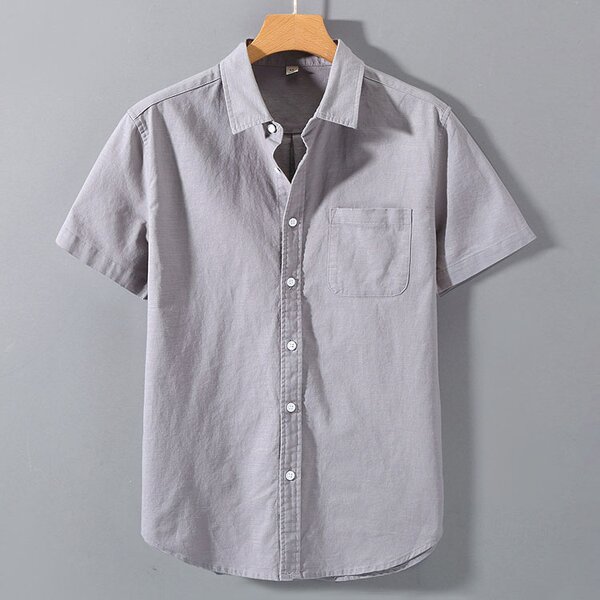 Men Shirt Factory - Japanese Style Linen Short