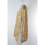 Bikini Cover up Factory - Rainbow Lace up Knit Top