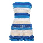 Knit Dress Factory - 2024 One Shoulder Colorful