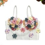 Corset Top Factory - Handmade 3D Floral Bralette