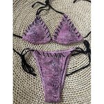 Bikini Set Factory - New Metal Ring 2 Piece Crop Top