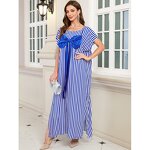 Kimono Robe Factory - 2026 Long Stripe Bow Tie