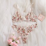 Lingerie Set Factory - French Vintage Floral Push up