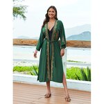 Beach Cover up Factory - Wholesaler Rayon Embroidered