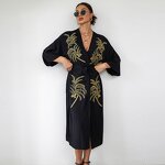 Beach Cover up Factory - Wholesaler Gold Embroidered