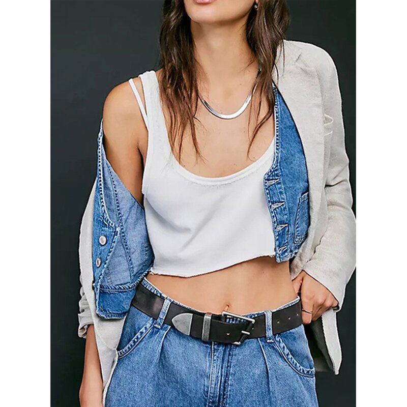 Cami Top Factory - Pure Cotton Loose Cropped