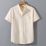 Men Shirt Factory - Chinese Style Linen Loose