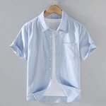 Men Shirt Factory - College Style Cardigan Short