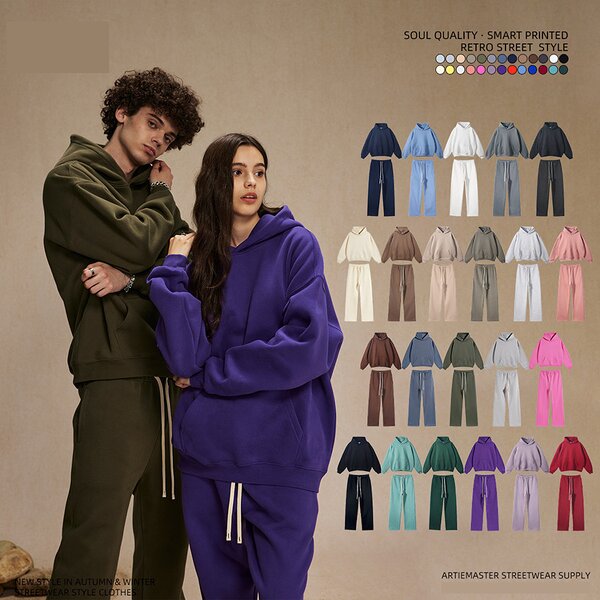 Hoodie Set Factory - Loose Fleece Lined Unisex