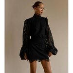 Women Set Factory - Lantern Sleeve Lace 2 Piece