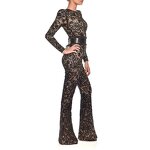 Jumpsuit Factory - Elegant Lace Embroidered Retro