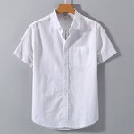 Men Shirt Factory - Japanese Style Linen Short