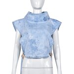 Denim Vest Factory - Washed Sleeveless Short