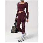 Yoga Set Factory - 2026 Fashion White Binding Nude