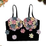 Corset Top Factory - Handmade 3D Floral Bralette