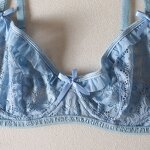 Babydoll Set Factory - Blue Sheer Lace Butterfly