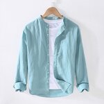 Men Shirt Factory - 2024 Simple Cotton Linen
